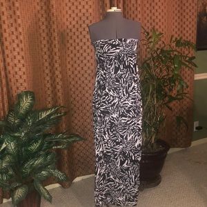 Faded Glory maxi dress with side slit